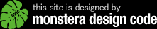 WEB制作：モンステラ・デザイン・コード
